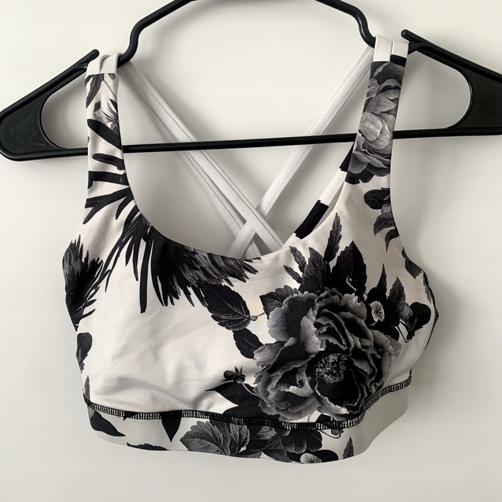 Lululemon Energy Bra Floral Size 6